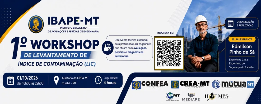 1º Workshop de Levantamento de Índice de Contaminação - LIC (Cuiabá/MT)