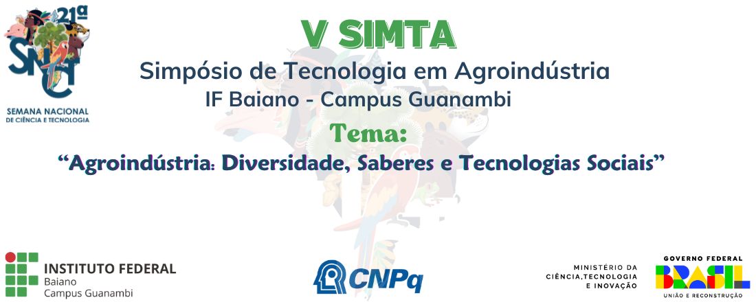 V Simpósio de Tecnologia em Agroindústria - SIMTA