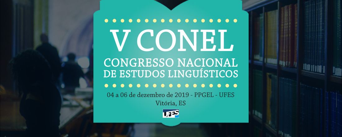 V Congresso Nacional de Estudos Linguísticos - CONEL