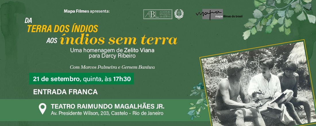 Exibição do filme "Da terra dos índios aos índios sem terra"