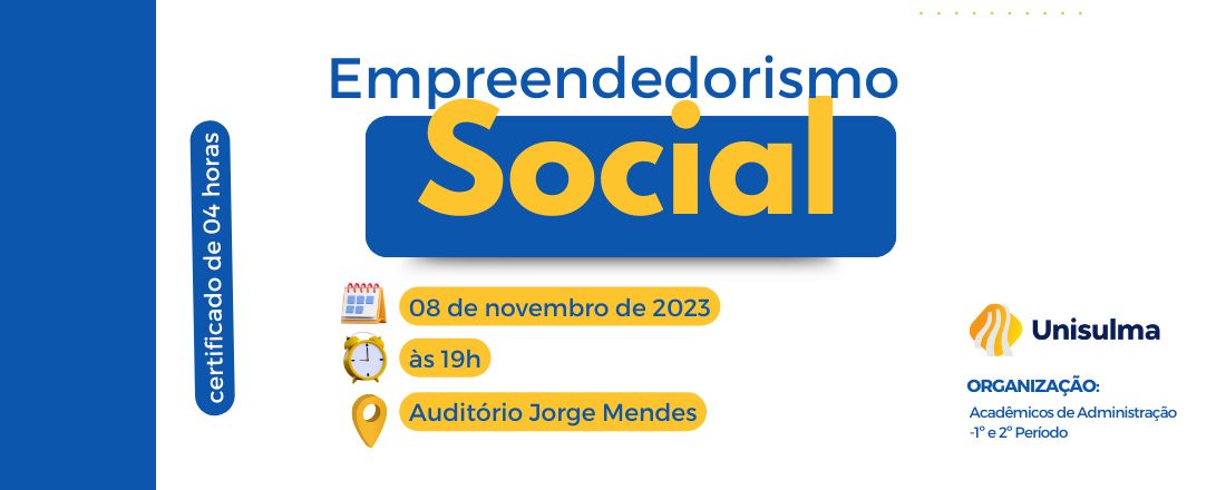 EMPREENDEDORISMO SOCIAL