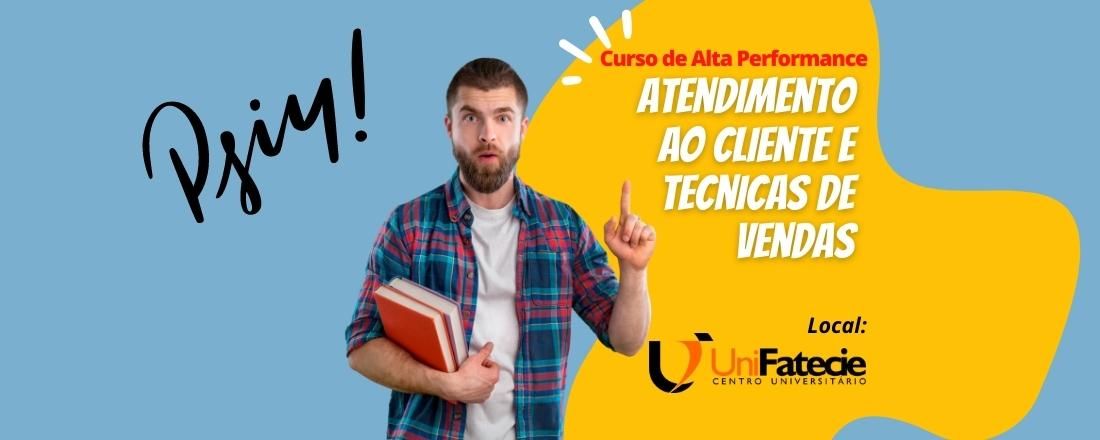 Excelência no atendimento ao cliente e técnicas de vendas (Recife - Boa Vista/PE)