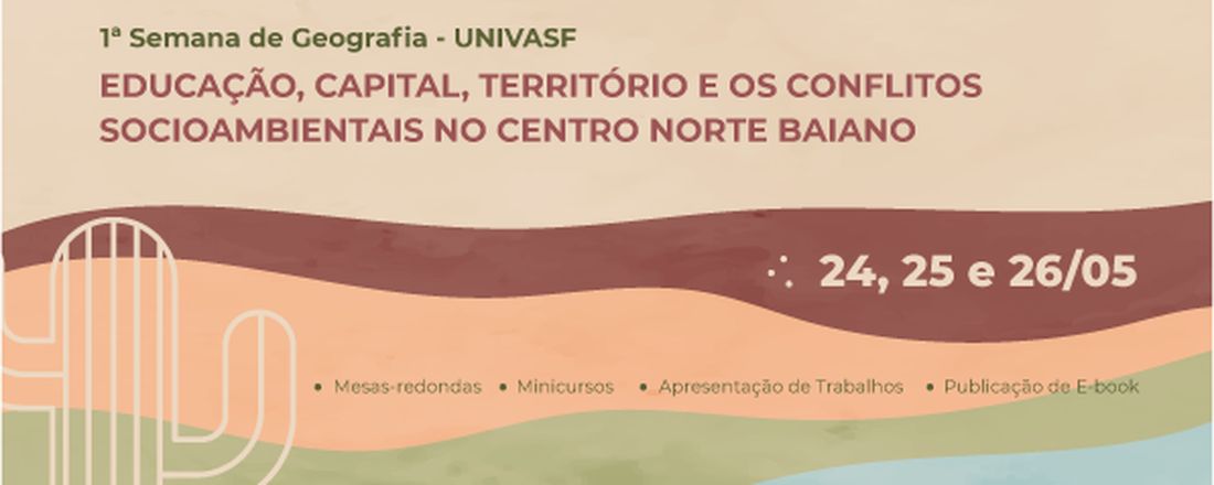 1ª Semana de Geografia - UNIVASF