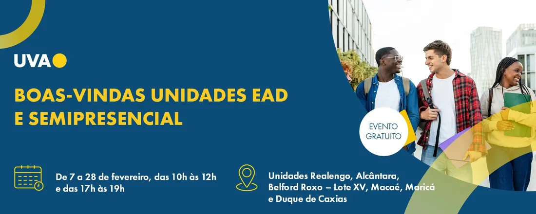 BOAS-VINDAS UNIDADES EAD