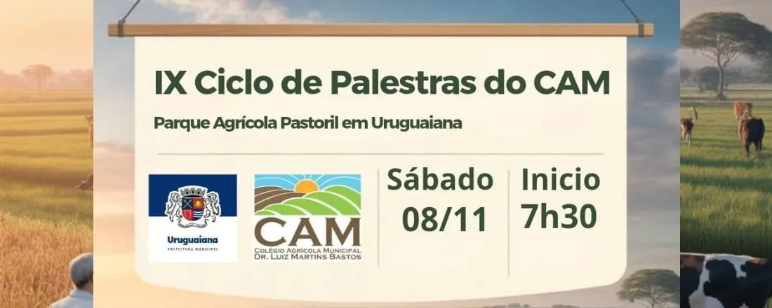 IX Ciclo de Palestras do CAM