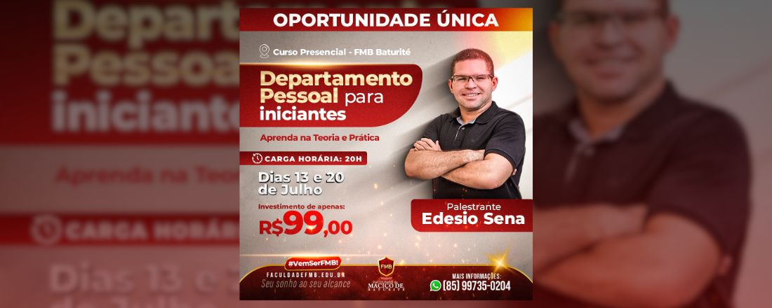 Departamento Pessoal para Iniciantes