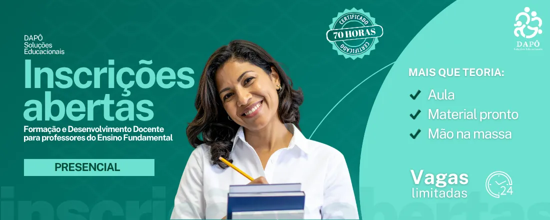 Ensino Fundamental I - Formação e Desenvolvimento Docente para professores