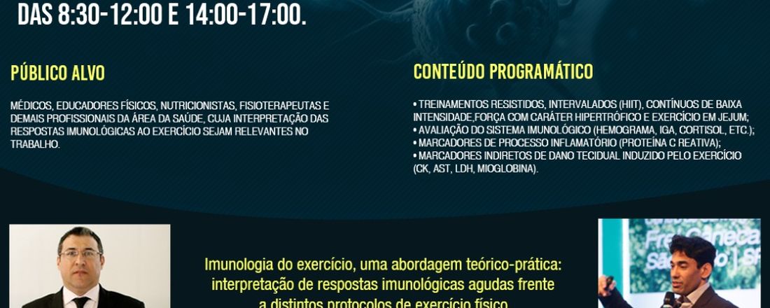 Imunologia do exercício: uma abordagem teórico-prática Interpretação de respostas imunológicas agudas frente a distintos protocolos de exercício físico