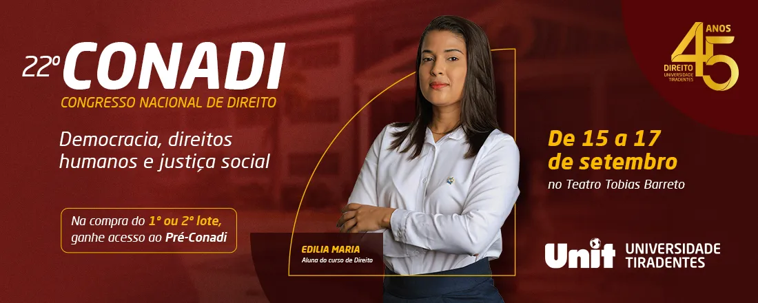 22º CONADI - CONGRESSO NACIONAL DE DIREITO