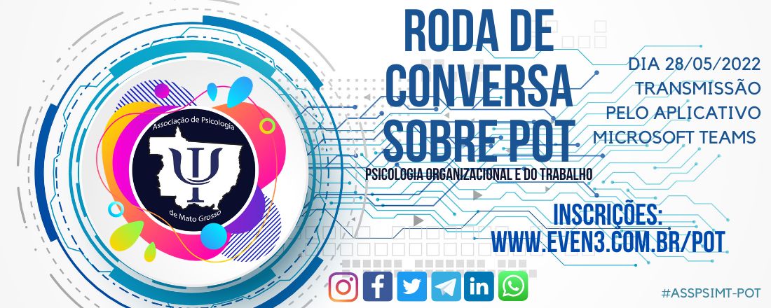 Roda de Conversa sobre Psicologia Organizacional e do Trabalho