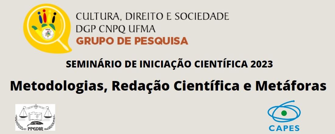 Seminário de Iniciação Científica: metodologias, redação científica e metáforas.