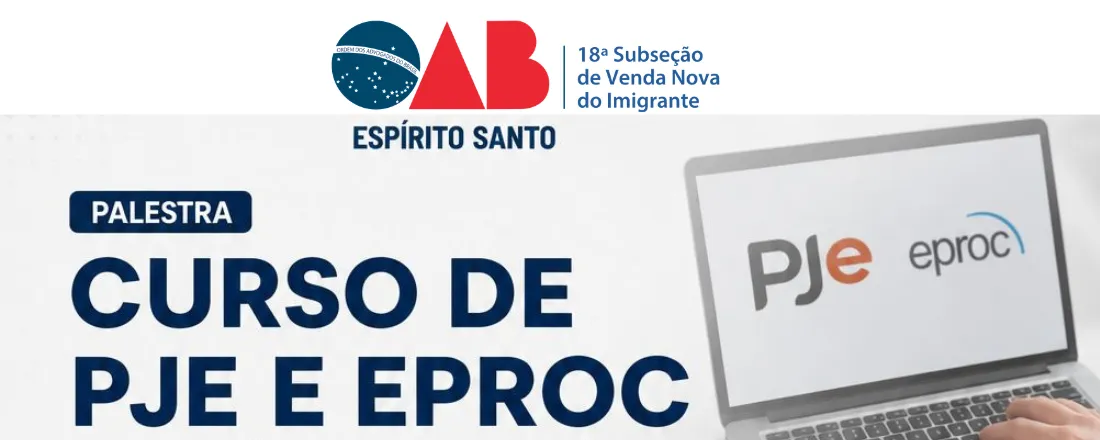 Curso PJE, EPROC e Gestão de Escritório