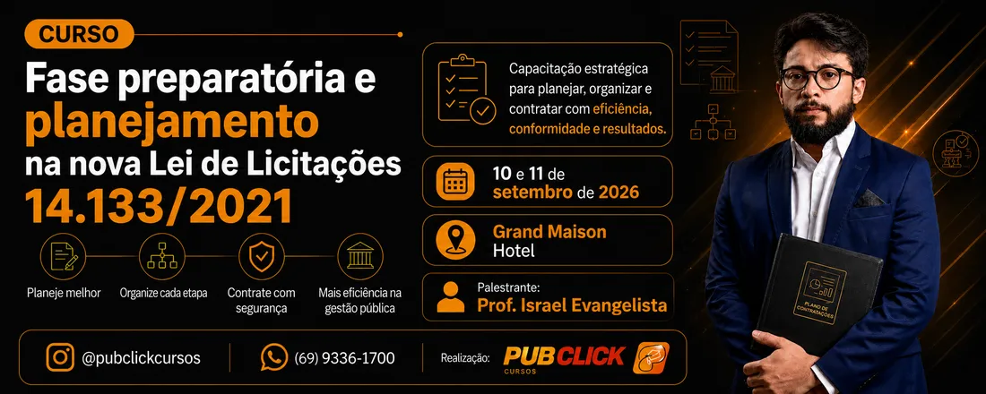 Fase Preparatória e Planejamento das Contratações na Lei 14. 133/2021