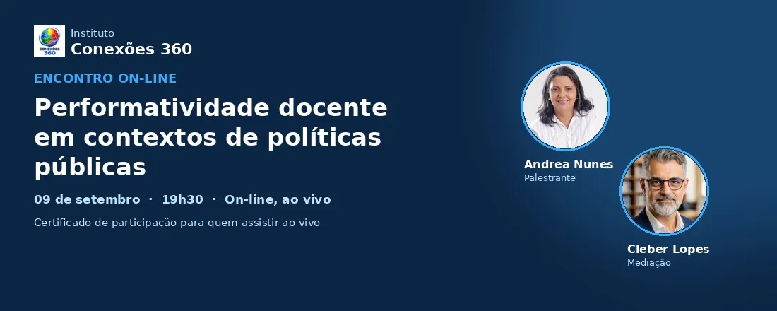 Performatividade docente em contextos de políticas públicas