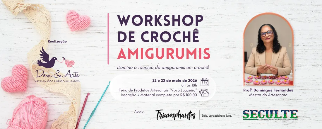 Workshop de Crochê - Amigurumis