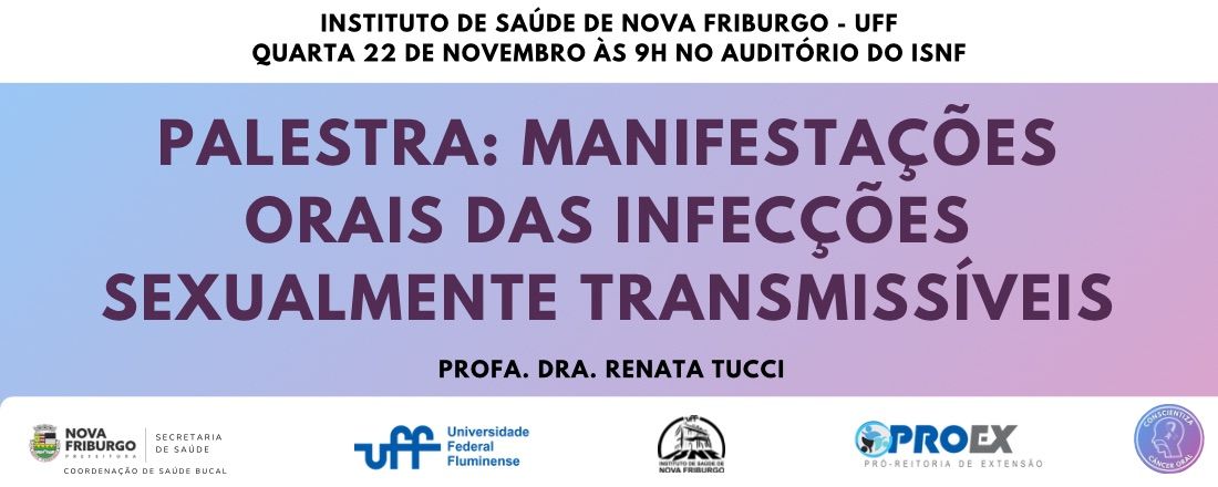 Palestra: Manifestações Orais das Infecções Sexualmente Transmissíveis