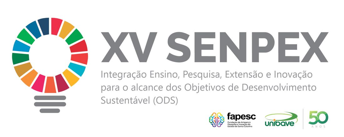 XV SENPEX UNIBAVE: 'Integração Ensino, Pesquisa, Extensão e Inovação para o alcance dos Objetivos de Desenvolvimento Sustentável (ODS)'