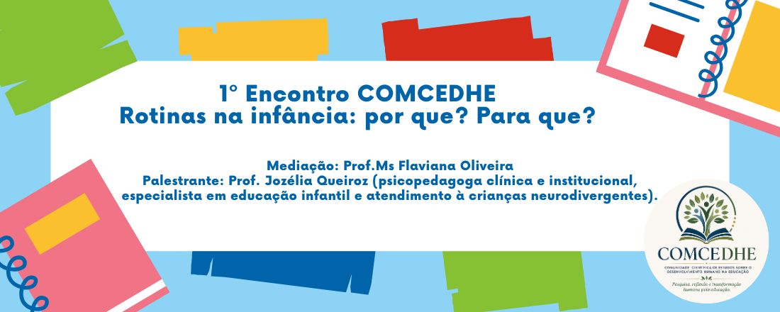 Rotinas na infância: Por que? para que?