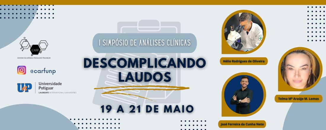 I Simpósio de Análises Clínicas: Descomplicando Laudos