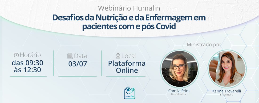 Desafios da Nutrição e da Enfermagem em pacientes com e pós Covid