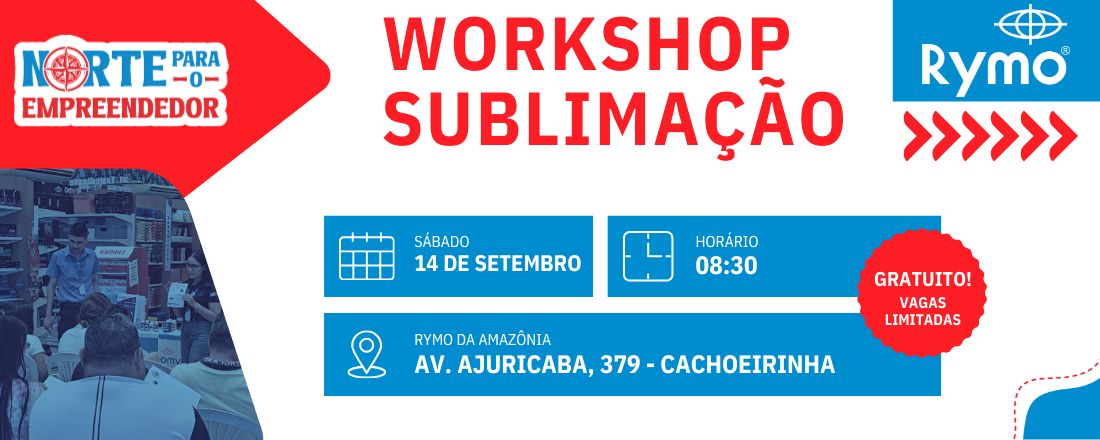 Norte para o Empreendedor - Workshop de Sublimação