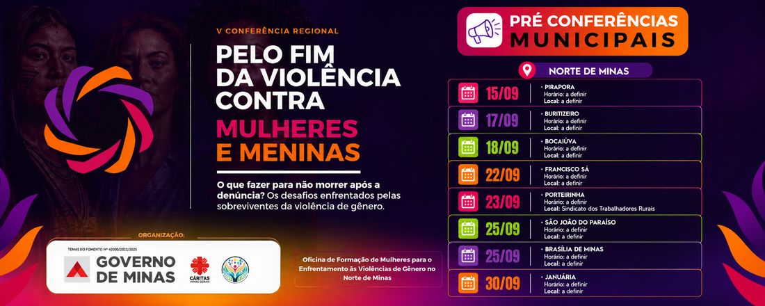Pré-conferência pelo fim da violência contra mulheres e meninas