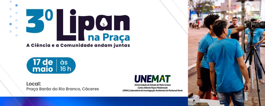 3º Lipan na praça: "A Ciência e a Comunidade andam juntas"