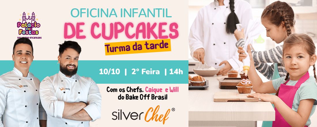 Oficina Infantil de Cupcakes - Tarde