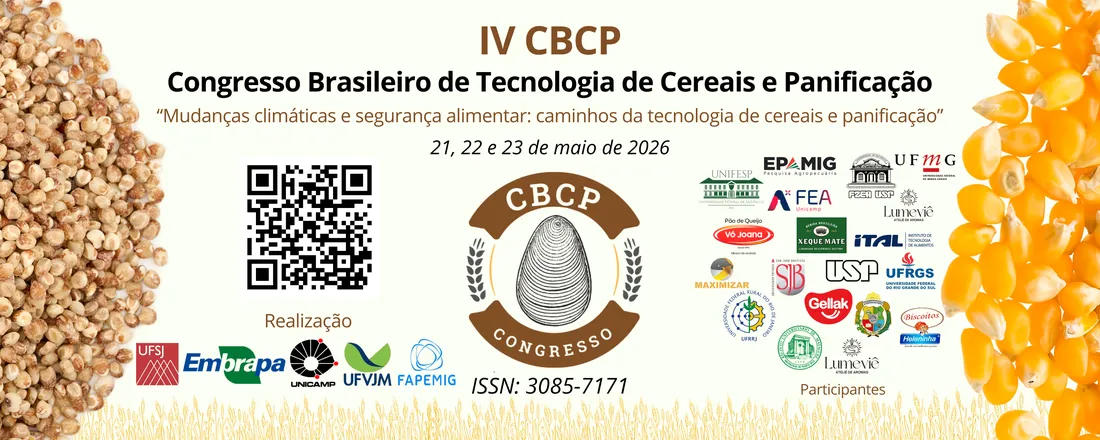 IV CBCP - Congresso Brasileiro de Tecnologia de Cereais e Panificação