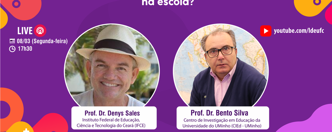 Live - Com as  tecnologias digitais o que pode mudar na escola?