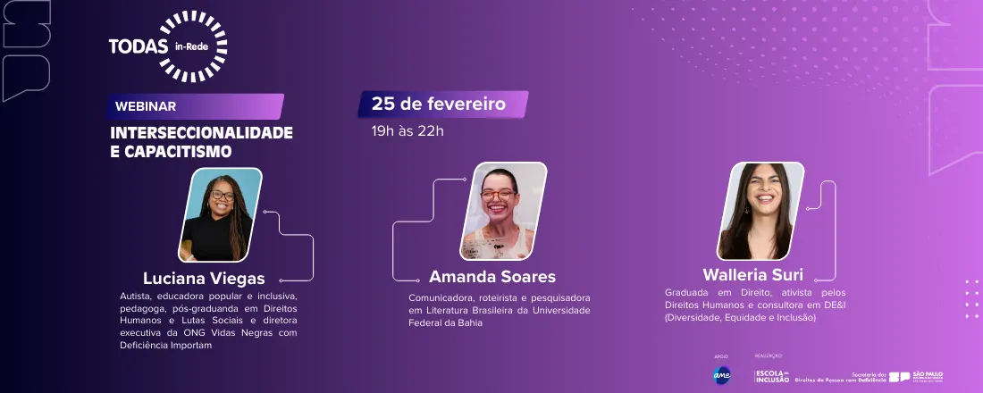 Webinar - Interseccionalidade e Capacitismo