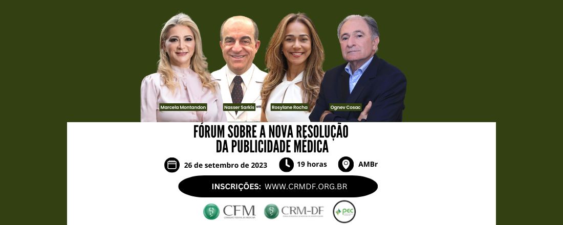 Fórum sobre a nova resolução da publicidade médica