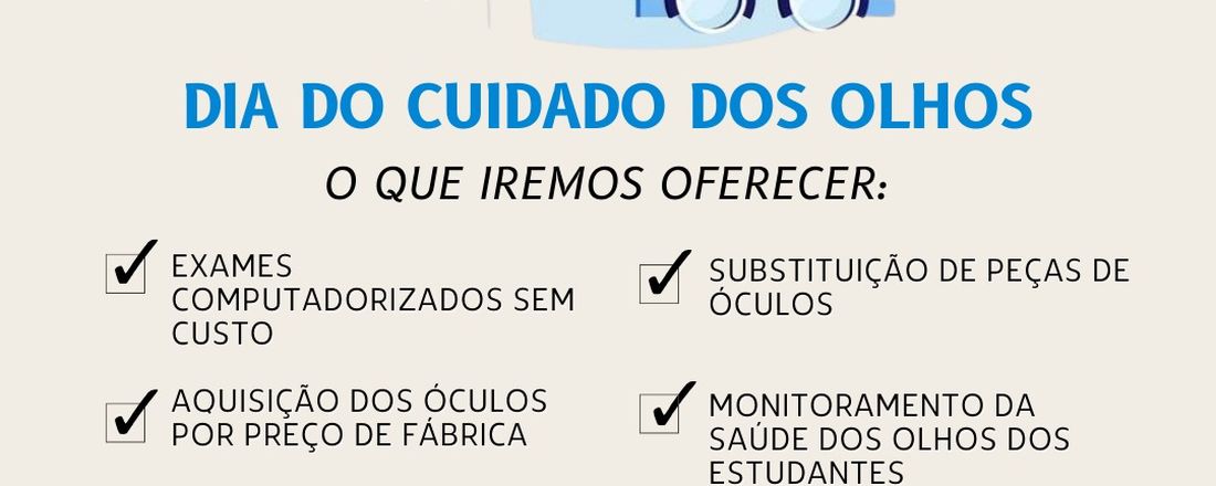 2º Dia do Cuidado com os olhos