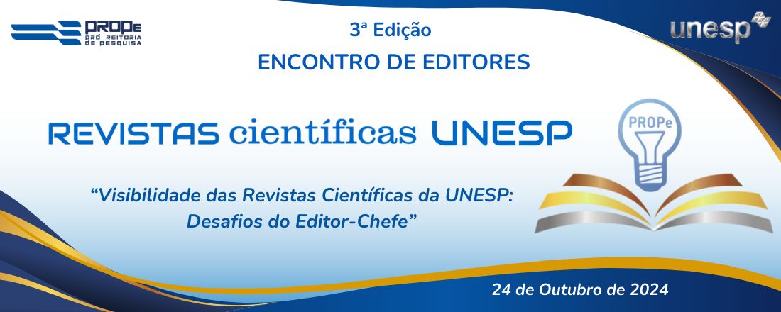 3ª Edição do Encontro de Editores das Revistas Científicas da Unesp
