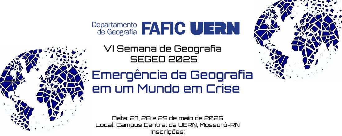 VI Semana de Geografia - SEGEO 2025