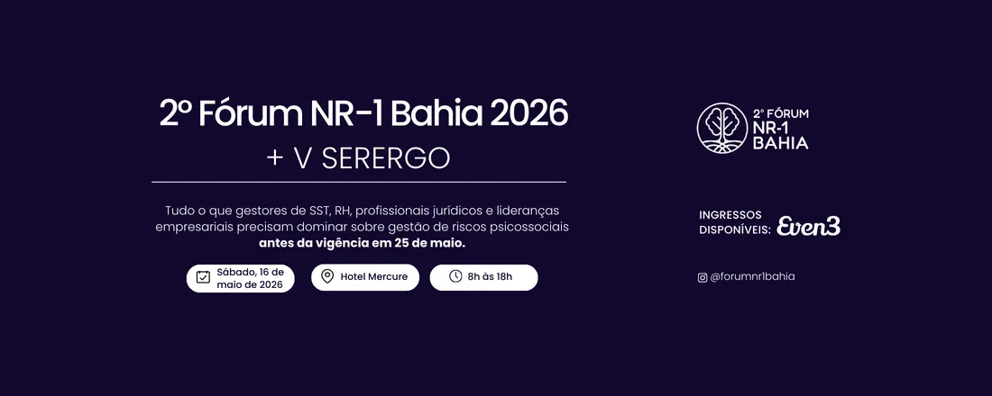 2º Fórum NR-1 Bahia 2026