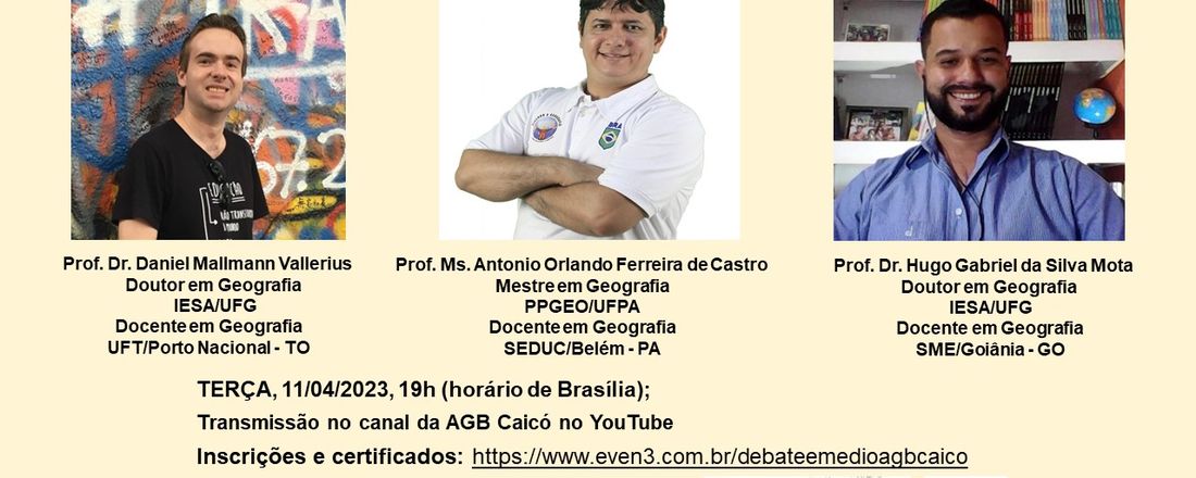 A AGB Caicó apresenta: “DEBATENDO O NOVO ENSINO MÉDIO E A GEOGRAFIA”