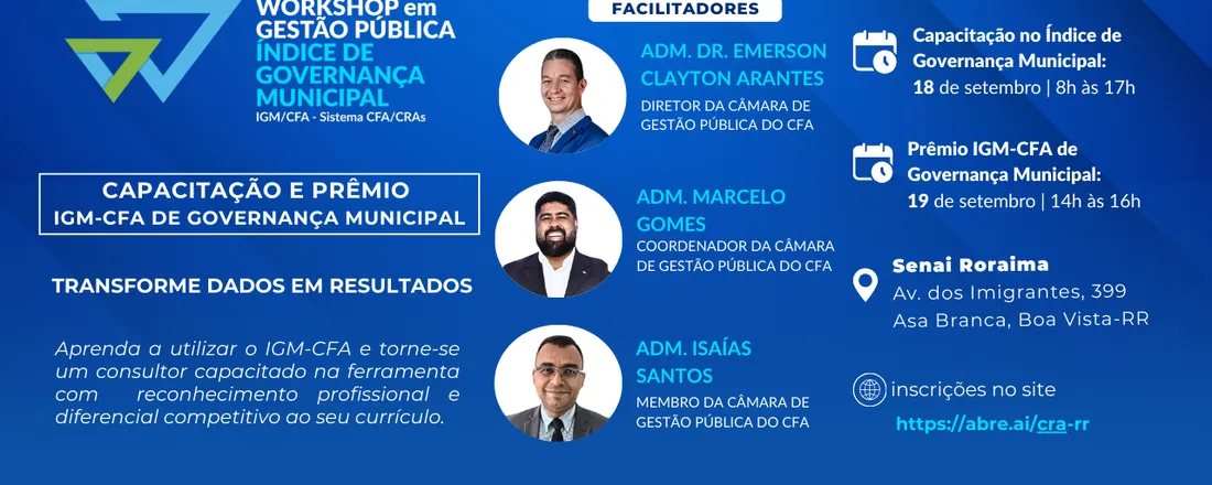 Workshop de Gestão Pública - CFA
