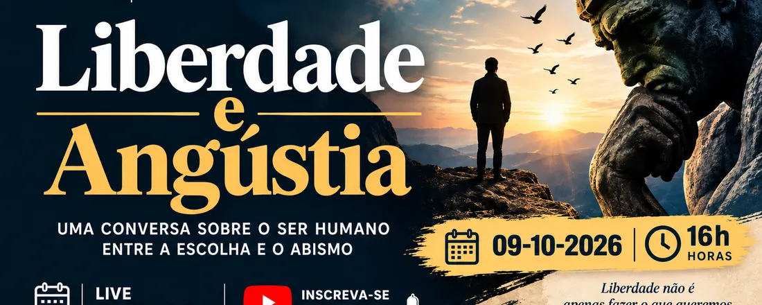 "Liberdade e angústia, uma conversa sobre filosofia prática"