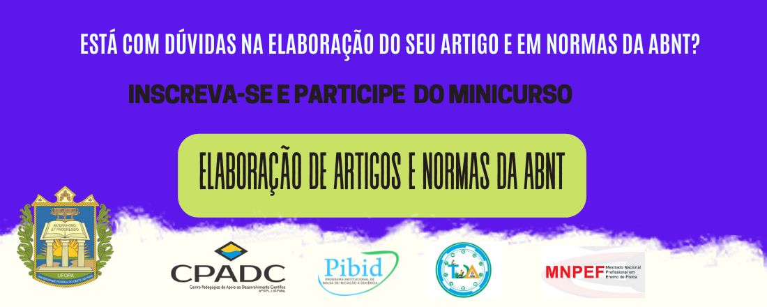 Minicurso "Elaboração de artigos e normas da ABNT"