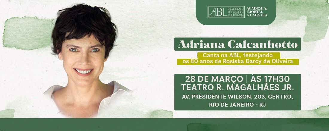 Show Adriana Calcanhotto na ABL