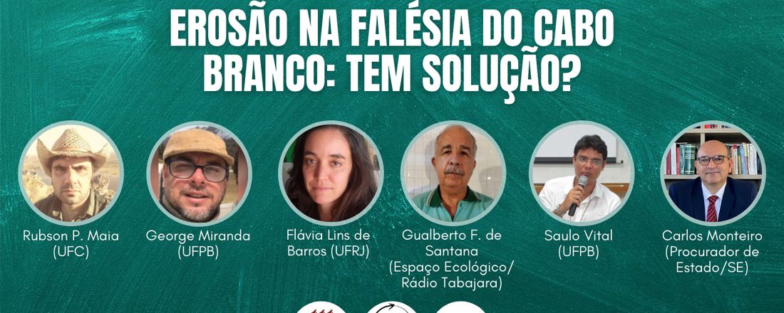 Live: Erosão na falésia do Cabo Branco: tem solução?