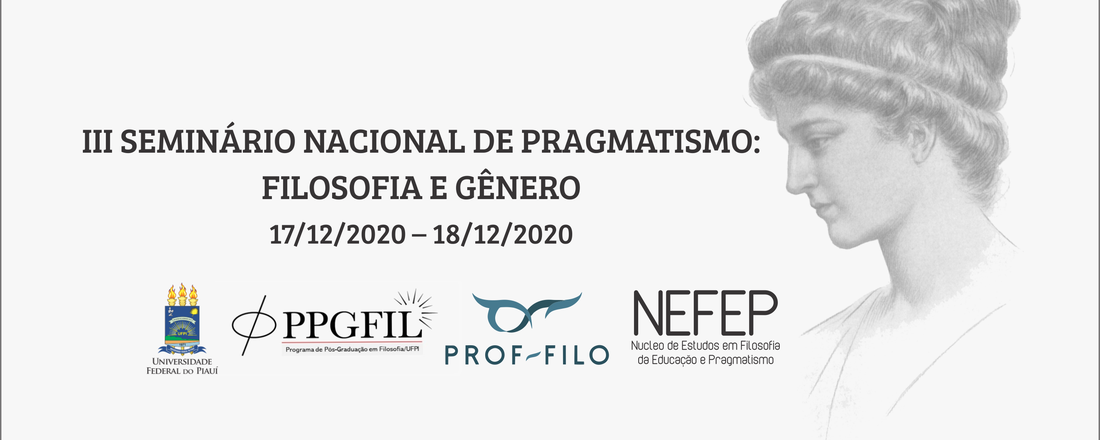 III Seminário Nacional de Pragmatismo: Filosofia e Gênero