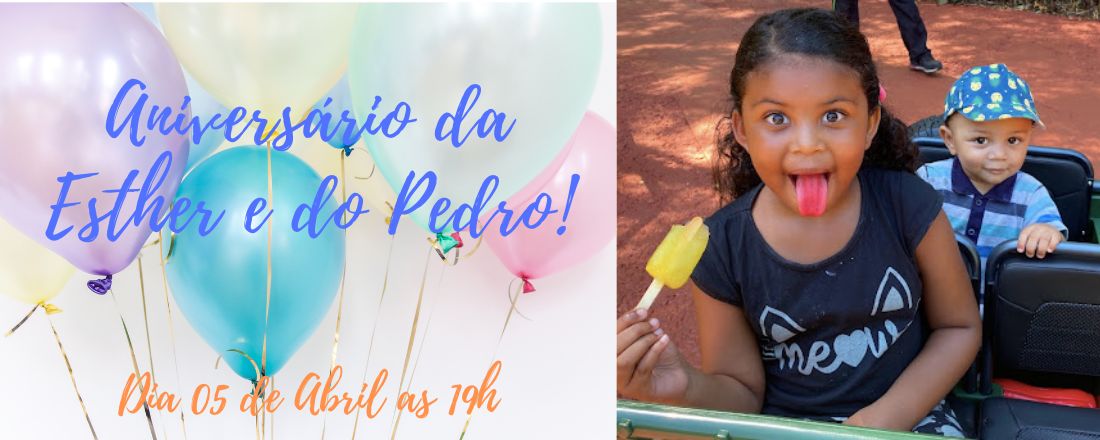 Confirme sua presença na Festa da Esther e do Pedro!