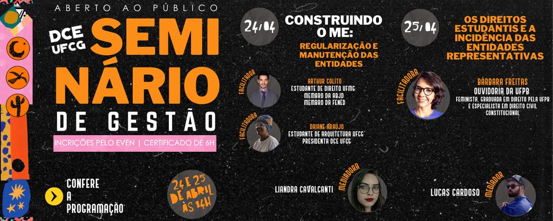 Seminário de Gestão de Entidades da UFCG