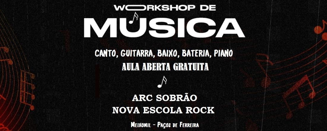 AULA ABERTA - ARC SOBRÃO - NOVA ESCOLA ROCK