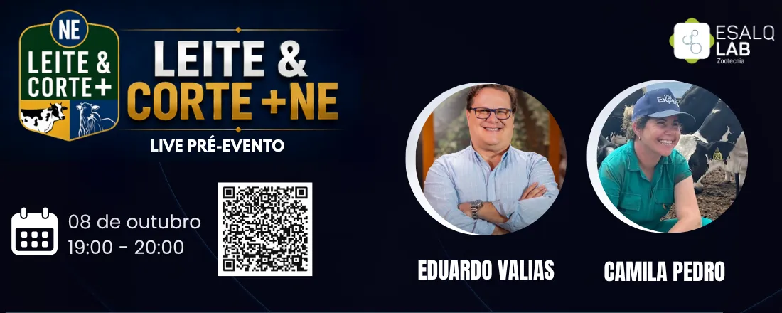 PRÉ-EVENTO: LEITE E CORTE +NE