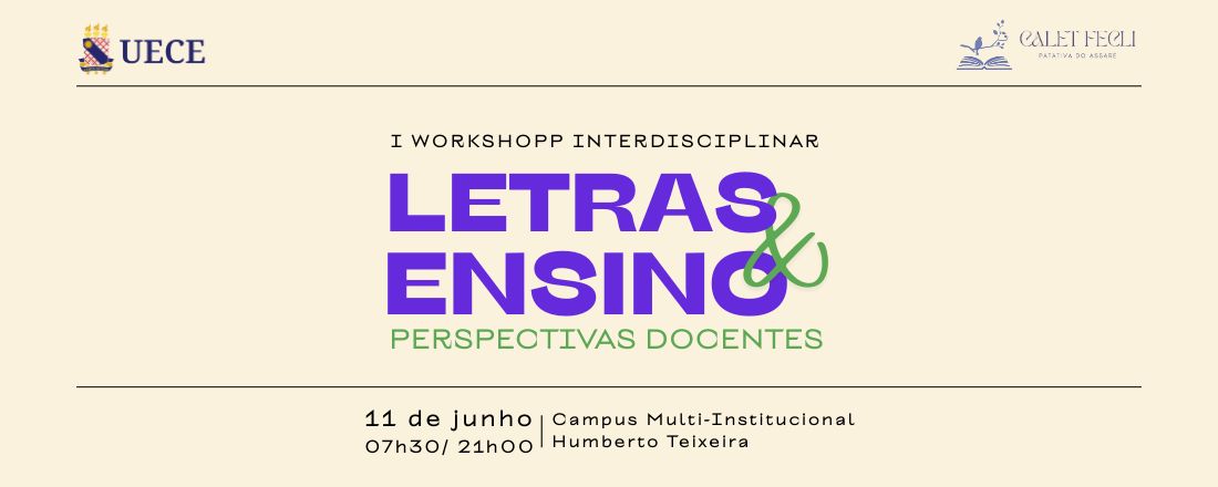 I Workshop Interdisciplinar em Linguística e Ensino: Perspectivas para Ação Docente