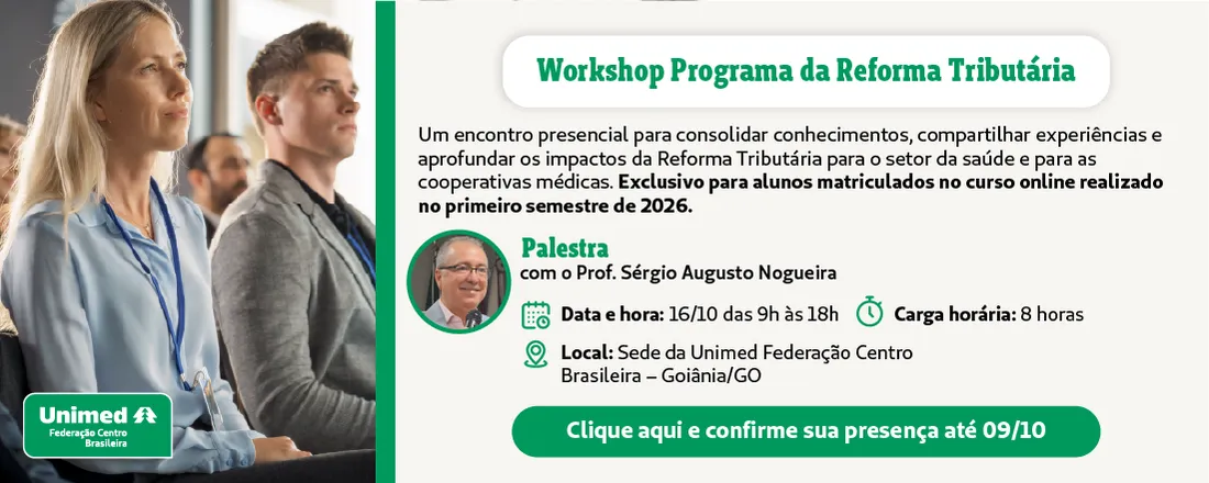 Workshop Programa da Reforma Tributária