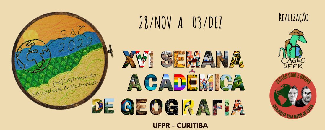 XVI SEMANA ACADÊMICA DE GEOGRAFIA